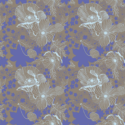 Donna Wallpaper - Periwinkle