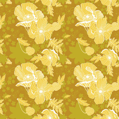 Donna Wallpaper - Chartreuse