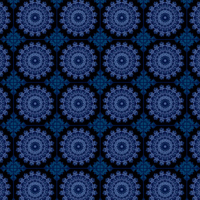 Spinograph Wallpaper - Blueberry