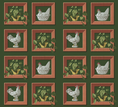 Hen House Wallpaper