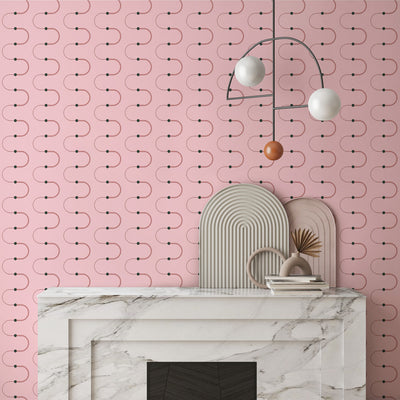 Knot Wallpaper - Blush