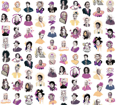 Iconographic Wallpaper - Complementary