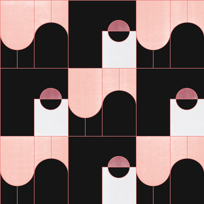 Hialeah Wallpaper - Black and Pink