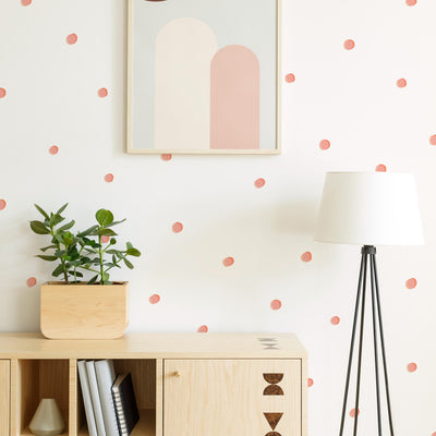 Dots Wall Decal - Coral