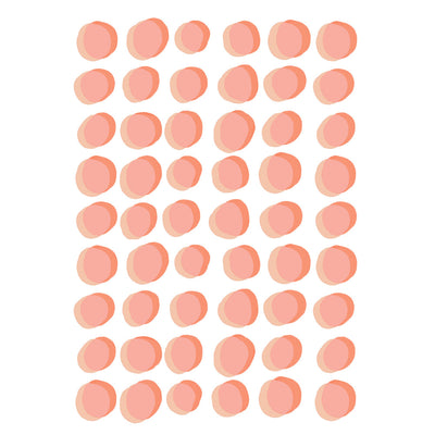 Dots Wall Decal - Coral