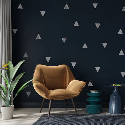 Triangles Wall Decal - Grey