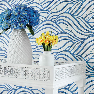 Waves Wallpaper - Blue