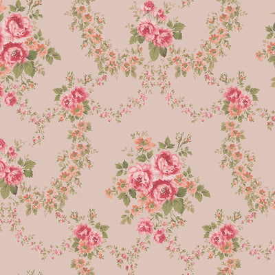 Tallulah Wallpaper - Pink