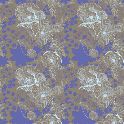 Donna Wallpaper - Periwinkle
