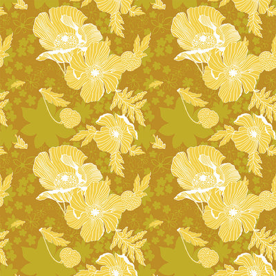 Donna Wallpaper - Chartreuse