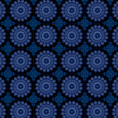 Spinograph Wallpaper - Blueberry
