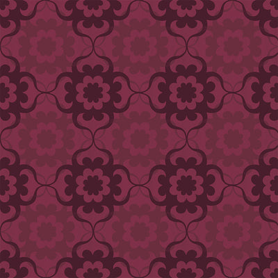Disco Weave Wallpaper - Burgundy