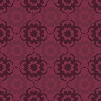 Disco Weave Wallpaper - Burgundy