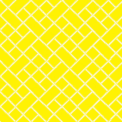 Bamboo Lattice Wallpaper - Yellow