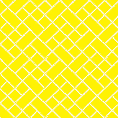 Bamboo Lattice Wallpaper - Yellow