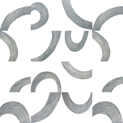 Arcs Wallpaper - Gray White