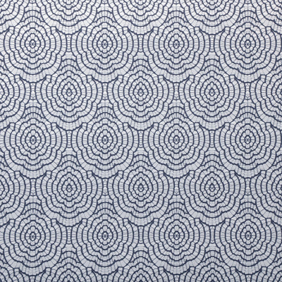 Charlotte's Lace Wallpaper - Navy