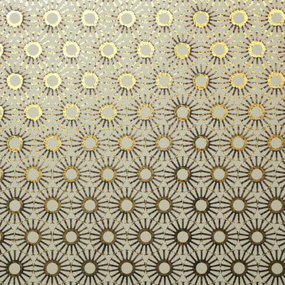 Michelle's Starburst Wallpaper - Celadon on Gold