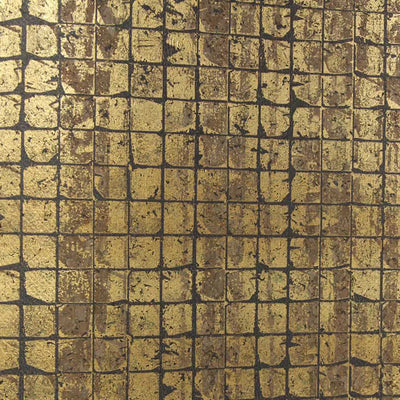 Gold Tile Wallcovering