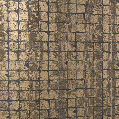 Bronze Tile Wallcovering