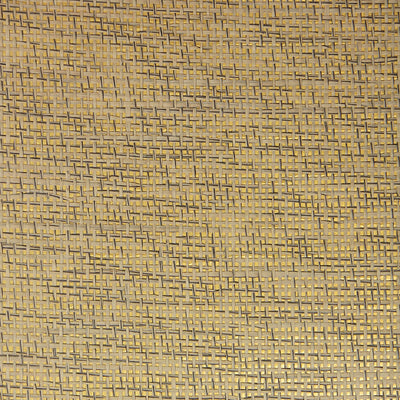 Paper Weave Wallpaper - Salt and Pepper on Gold