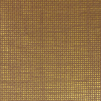 Paper Weave Wallpaper - Beige on Gold