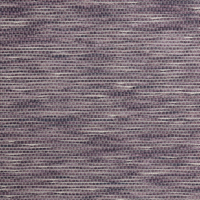 Japanese Paper Weave Wallpaper - Eggplant