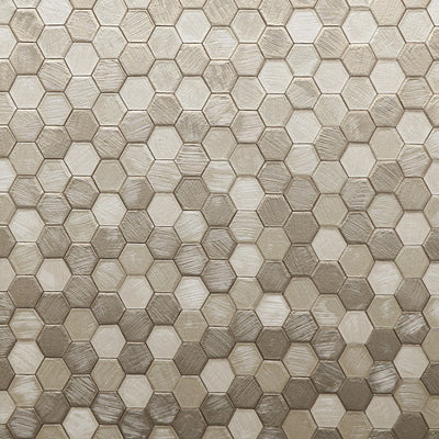 Hexa - Mixed Metals Wallpaper