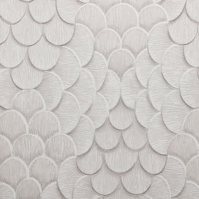 Elysian Feathers - Creamrose Wallpaper