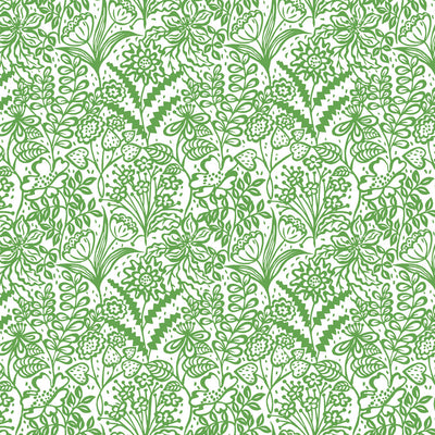 Floral Fandango Wallpaper - Leaf