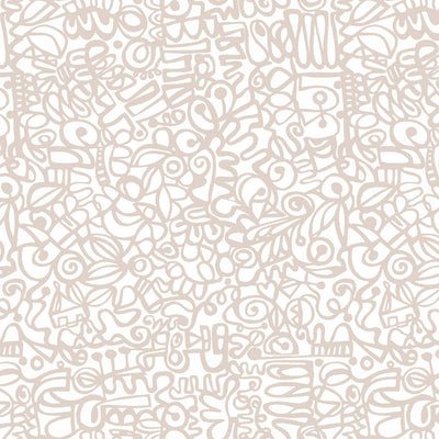 Graffiti Wallpaper - Grey