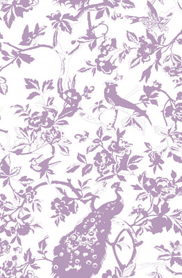 Peacock Wallpaper - Lavender
