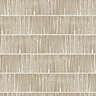 Etched Wallpaper - White Gold