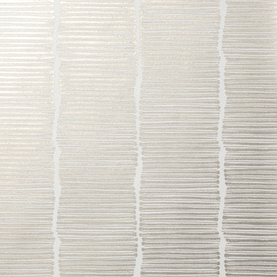 Stitched Wallpaper - White Gold