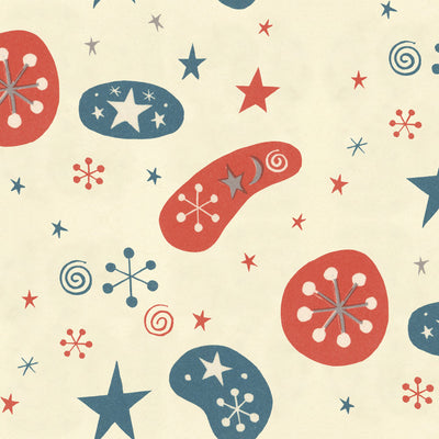 Space Amoeba Wallpaper by Jim Flora