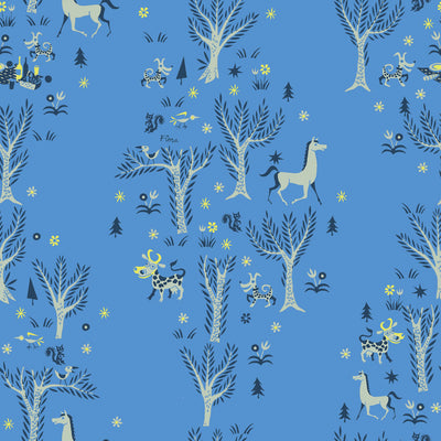 Forest Picnic Wallpaper by Jim Flora - Midsummer