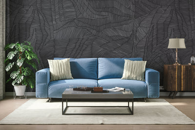 Granite Peaks Mural - Matte Gray