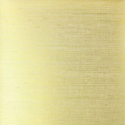 Butter Yellow Grasscloth Wallpaper