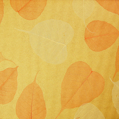 Amber Leaf Wallcovering Wallpaper