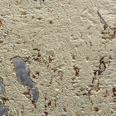 Metal Cork Wallpaper - White Gold