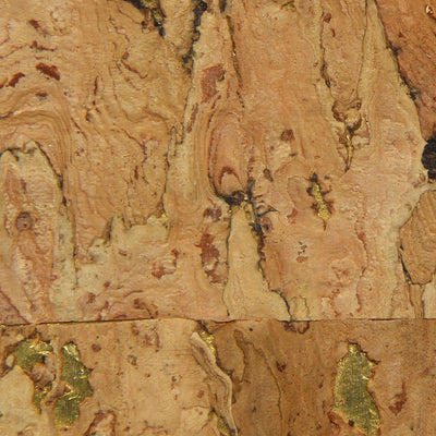 Natural Cork Wallpaper - Gold Fleck