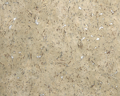 Gravel Cork Wallpaper - Alabaster