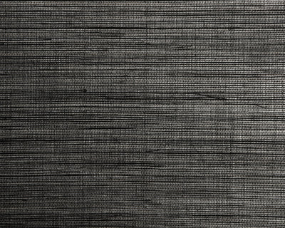 Duo Sisal Wallpaper - Black and White