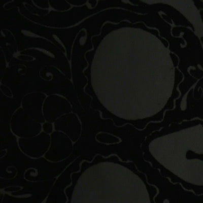 Sugar Skulls Wallpaper - Ebony and Black Velvet