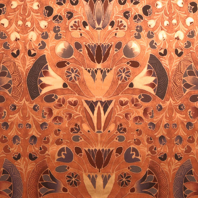 Ottoman Copper Leaf Wallpaper