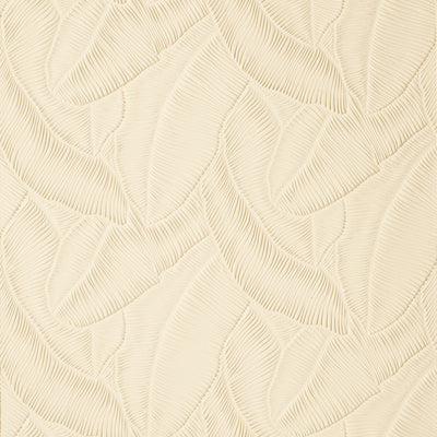 Tropical Leaf Paintable Embossed Wallpaper