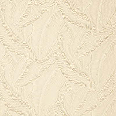 Tropical Leaf Paintable Embossed Wallpaper