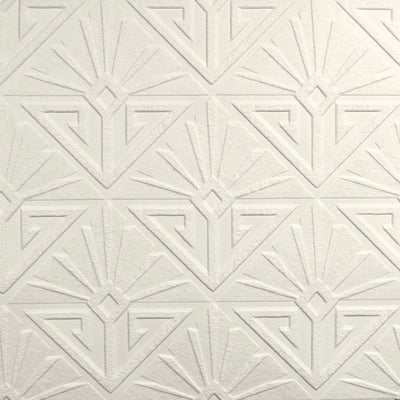 Deco Paradiso Paintable Embossed Wallpaper