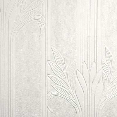 Wildacre Paintable Embossed Wallpaper