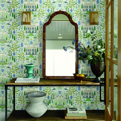 Camont Wallpaper - Blue/Green